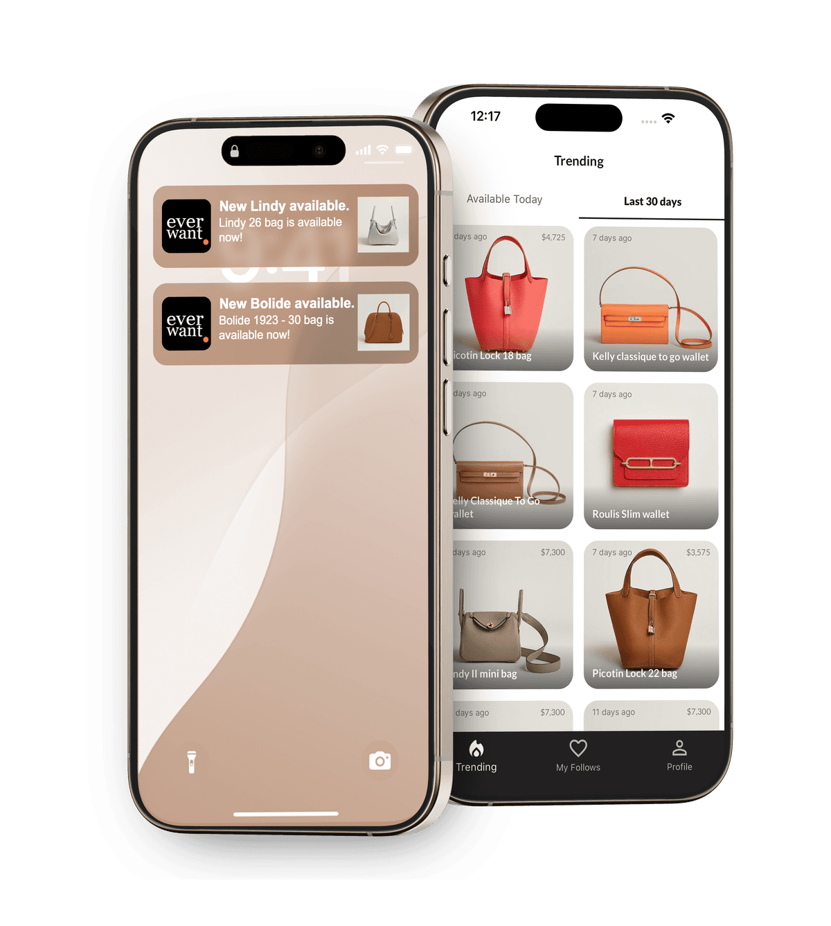Everwant app screenshots
